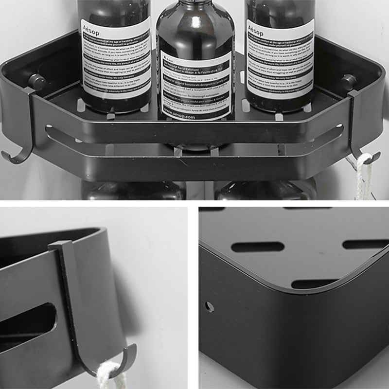 BowLift | Modern 2/3-piece Bathroom Set Stainless Steel Triangle Bath Shelf made of Aluminum