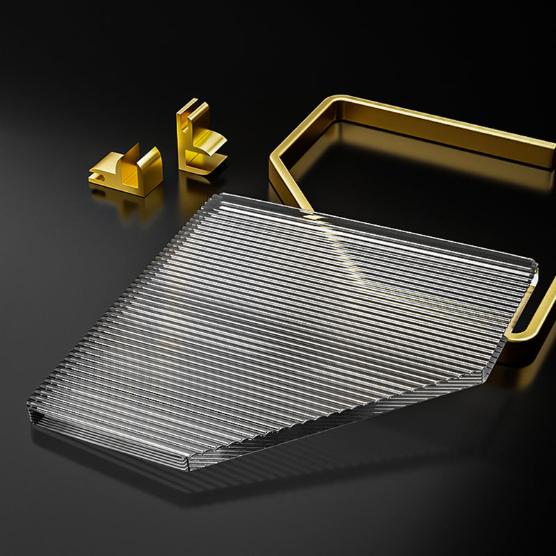 BowLift | Metal and Acrylic Bathroom Accessory Set Transparent Bathroom Accessories