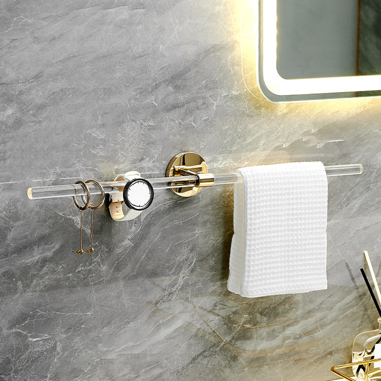 BowLift | Plastic Modern Bathroom Accessories Hardware Set with Bathroom Shelf