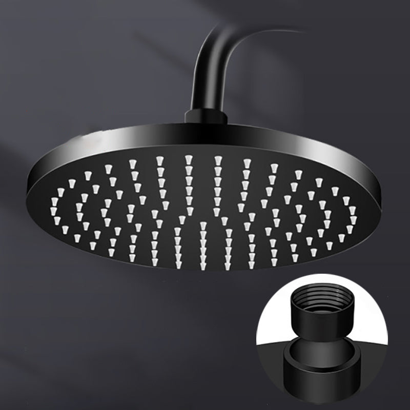 BowLift | Metal Shower Combo Contemporary Fixed Shower Head with Round and Rectangular Shape