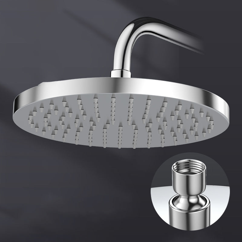 BowLift | Metal Shower Combo Contemporary Fixed Shower Head with Round and Rectangular Shape