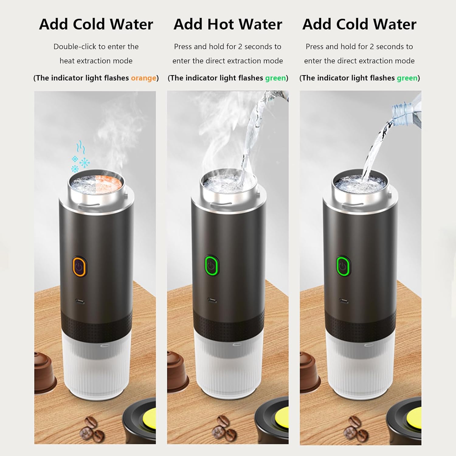 BowLift | Portable 3-in-1 Espresso Coffee Maker with Rechargeable Battery – Raverno