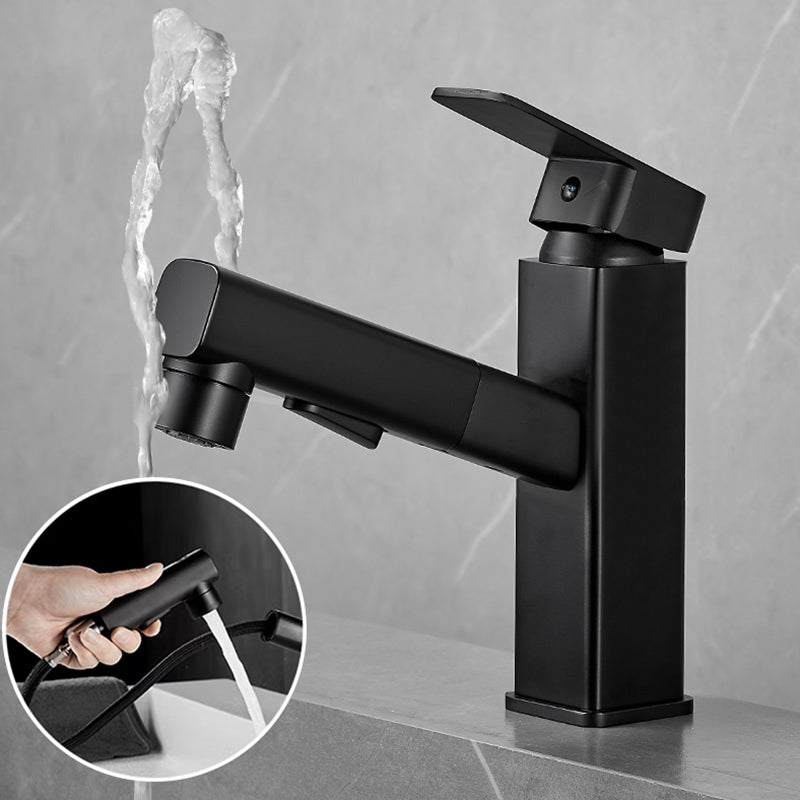 BowLift | Contemporary bathroom sink faucet single-handle swivel spout sink faucet