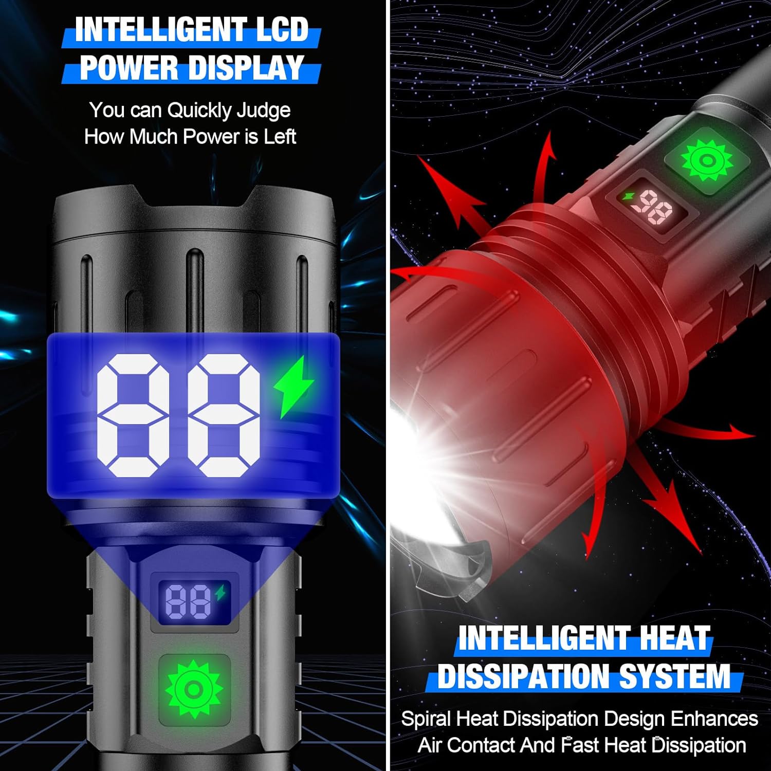 BowLift | 100000 Lumen Tactical Flashlight | World's Brightest High-Powered Torch