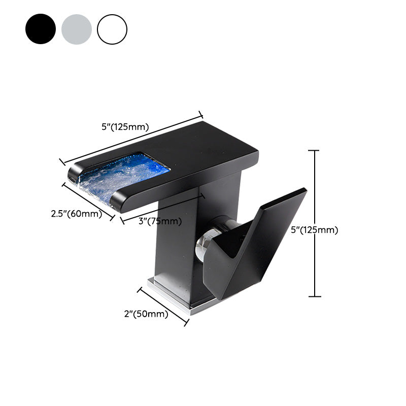 BowLift | Basin faucet lever handle waterfall outlet bathroom fixture