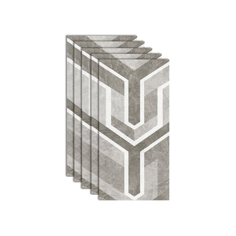BowLift | Plastic Peel and Stick Wall Tile Waterproof Single Panel Wallpaper with Rectangular Form