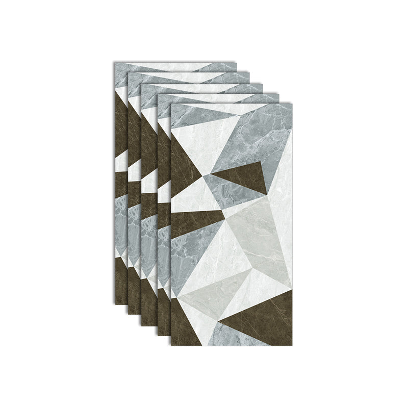 BowLift | Plastic Peel and Stick Wall Tile Waterproof Single Panel Wallpaper with Rectangular Form