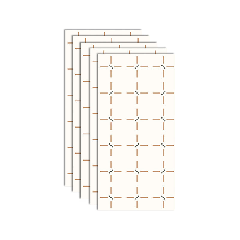 BowLift | Plastic Peel and Stick Wall Tile Waterproof Single Panel Wallpaper with Rectangular Form