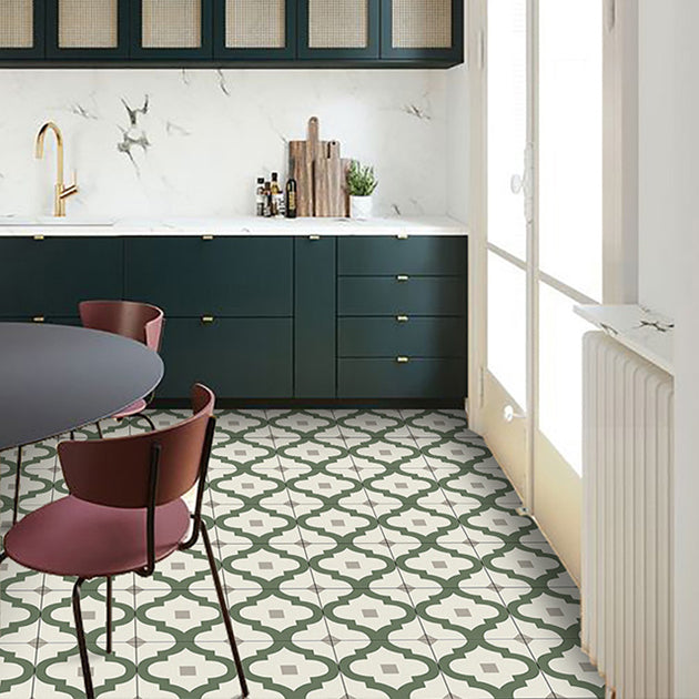 BowLift | Field tile wallpaper square PVC removable and adhesive back tile