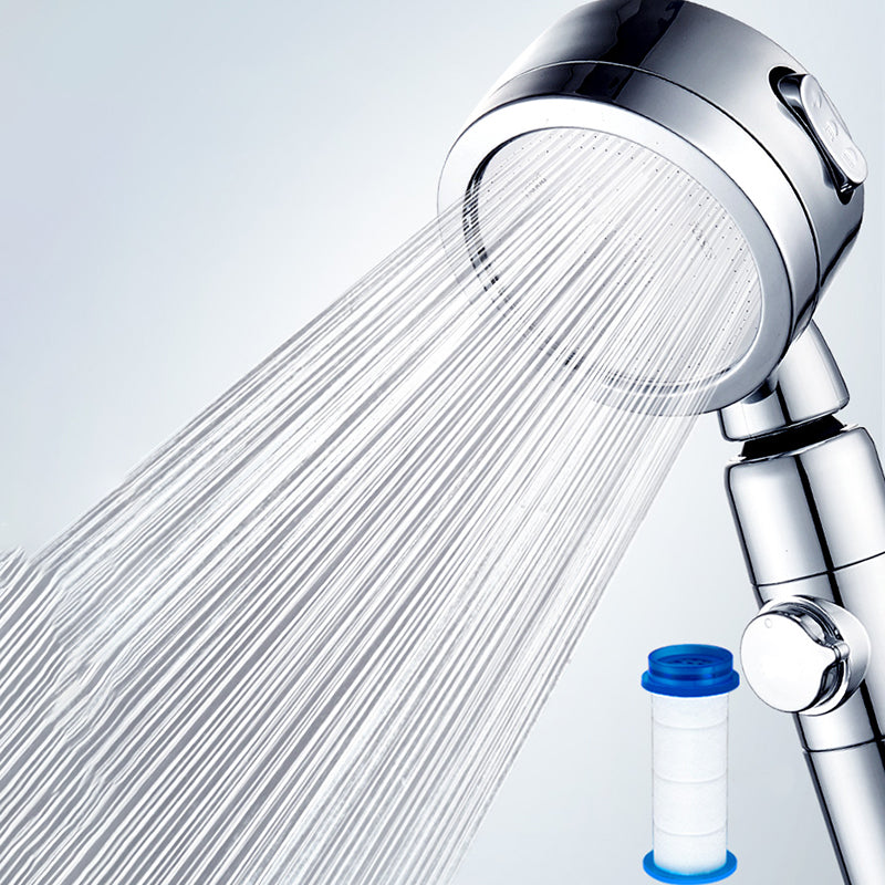 BowLift | Modern Showerhead Adjustable Spray Pattern Rotatable Round Handheld Showerhead