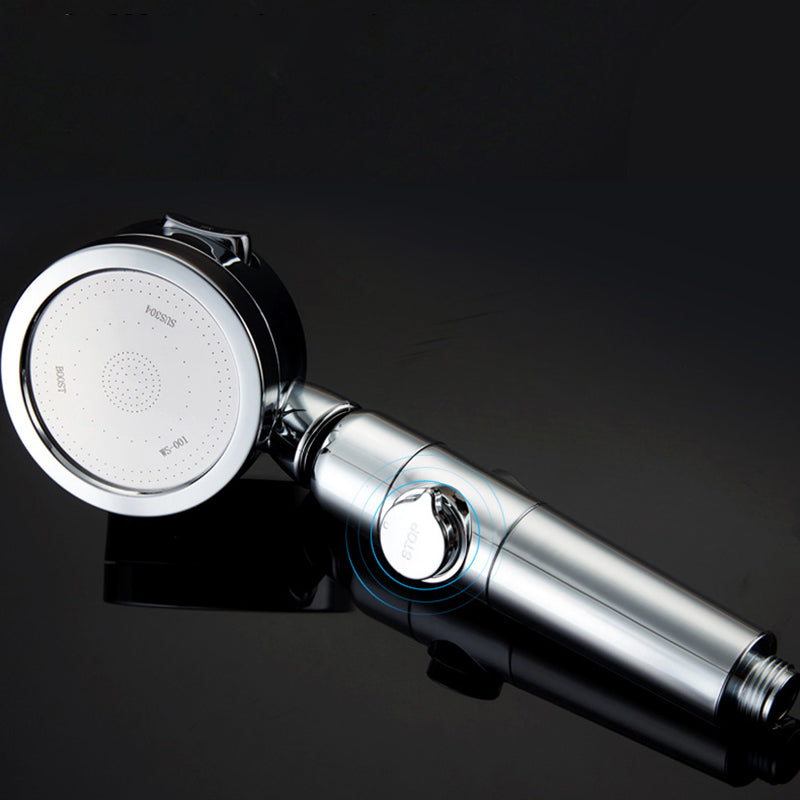 BowLift | Modern Showerhead Adjustable Spray Pattern Rotatable Round Handheld Showerhead