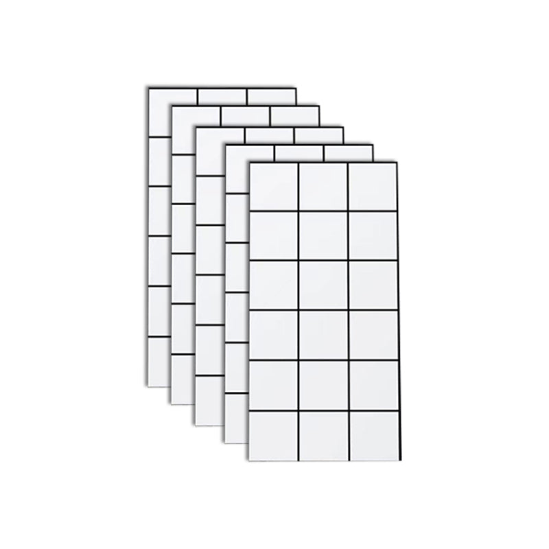 BowLift | Plastic Peel and Stick Wall Tile Field Tile Wallpaper with Rectangular Shape