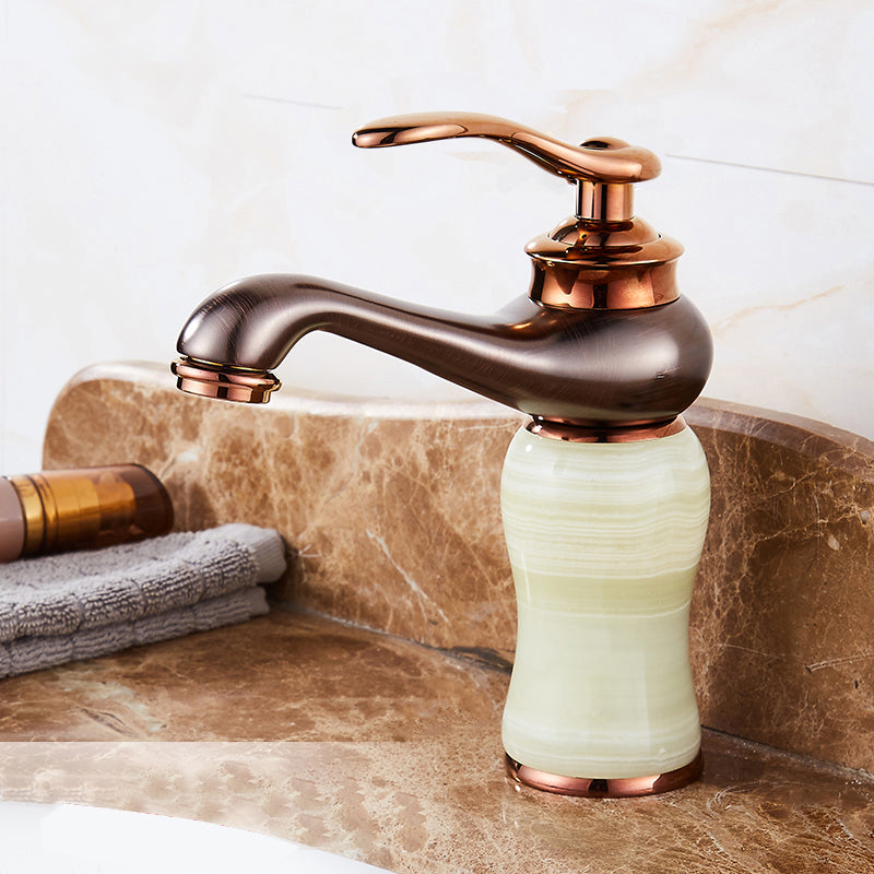 BowLift | Luxury Ship Basin Faucet Lever Handle Round Ship Basin Bathroom Faucet