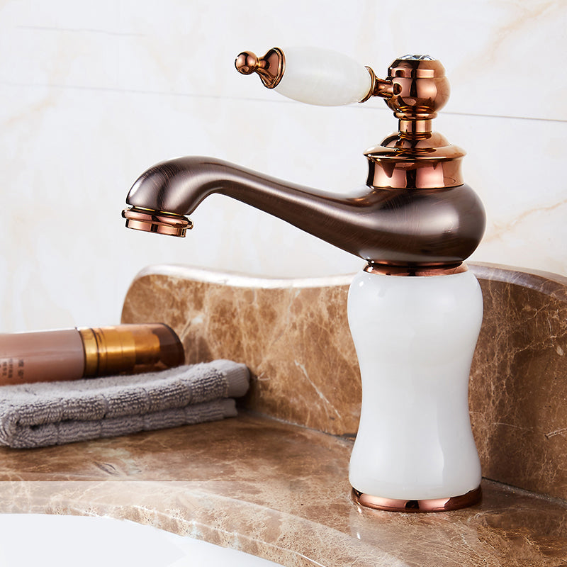 BowLift | Luxury Ship Basin Faucet Lever Handle Round Ship Basin Bathroom Faucet