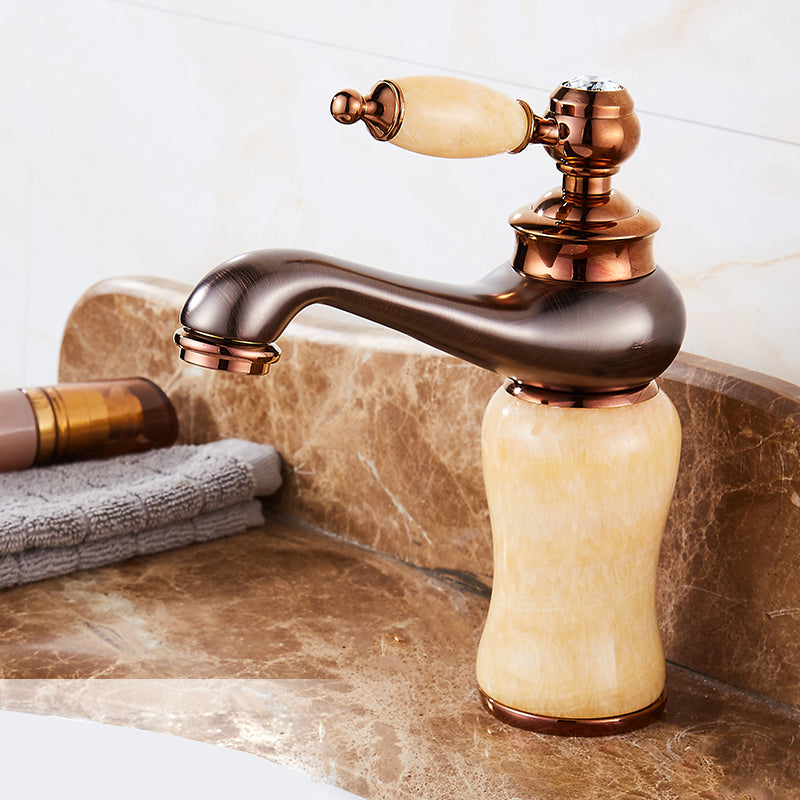 BowLift | Luxury Ship Basin Faucet Lever Handle Round Ship Basin Bathroom Faucet