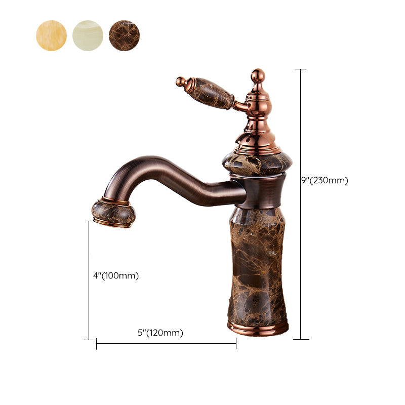 BowLift | Luxury Ship Basin Faucet Lever Handle Round Ship Basin Bathroom Faucet