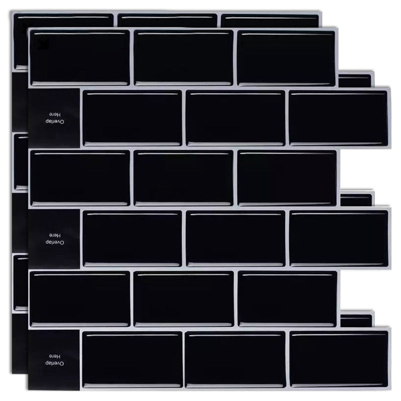 BowLift | Plastic Peel & Stick Subway Tile Modern Easy Peel & Stick Subway Tile