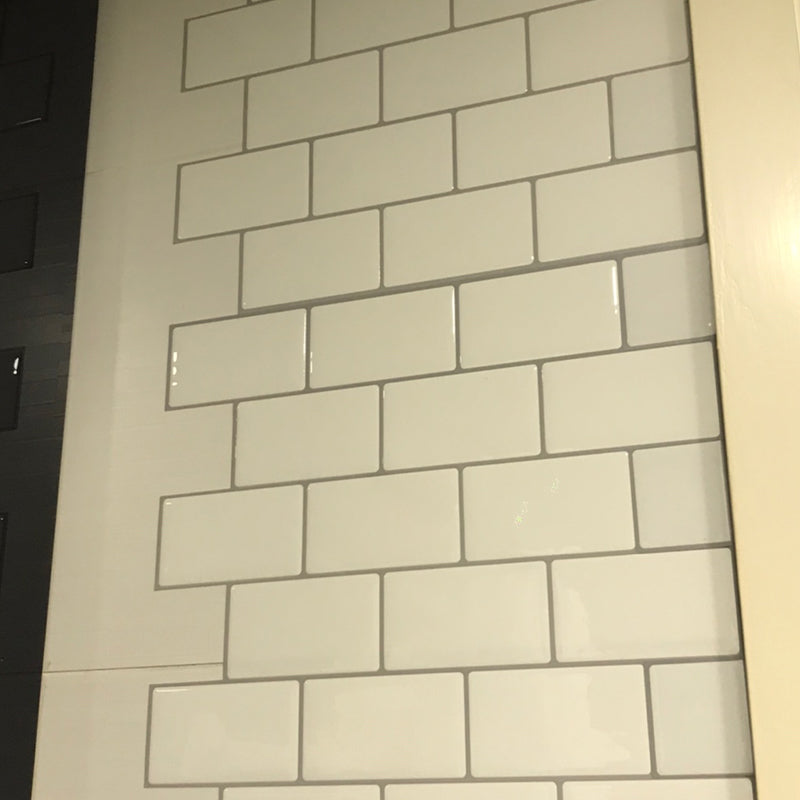 BowLift | Plastic Peel & Stick Subway Tile Modern Easy Peel & Stick Subway Tile