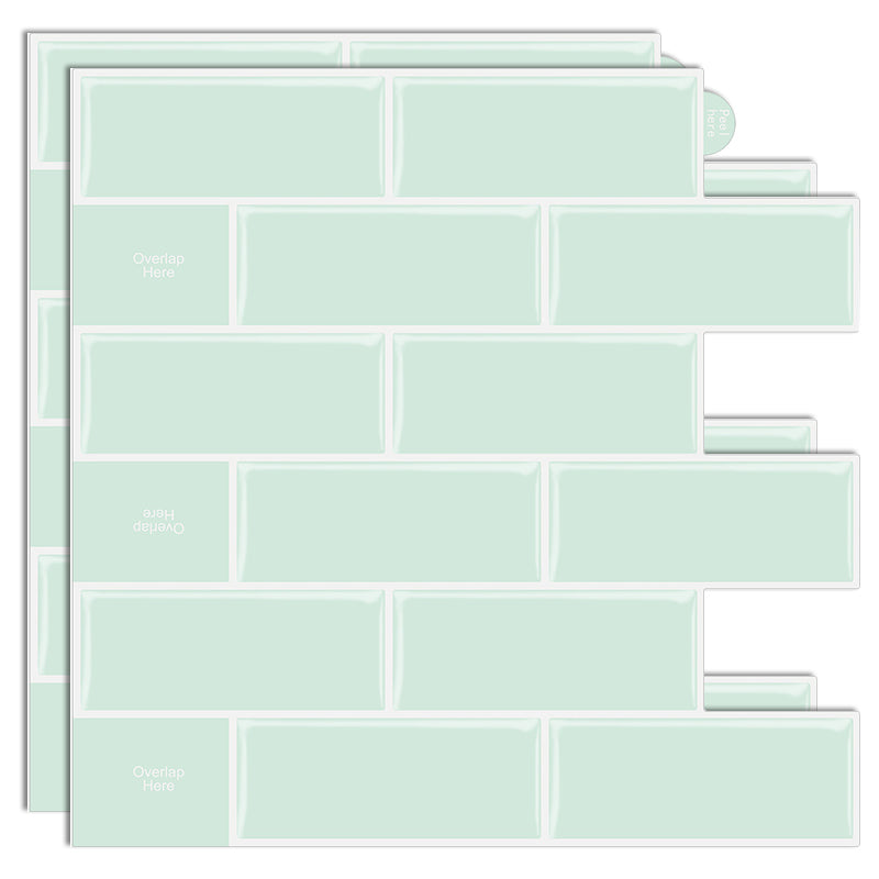 BowLift | Plastic Peel & Stick Subway Tile Modern Easy Peel & Stick Subway Tile