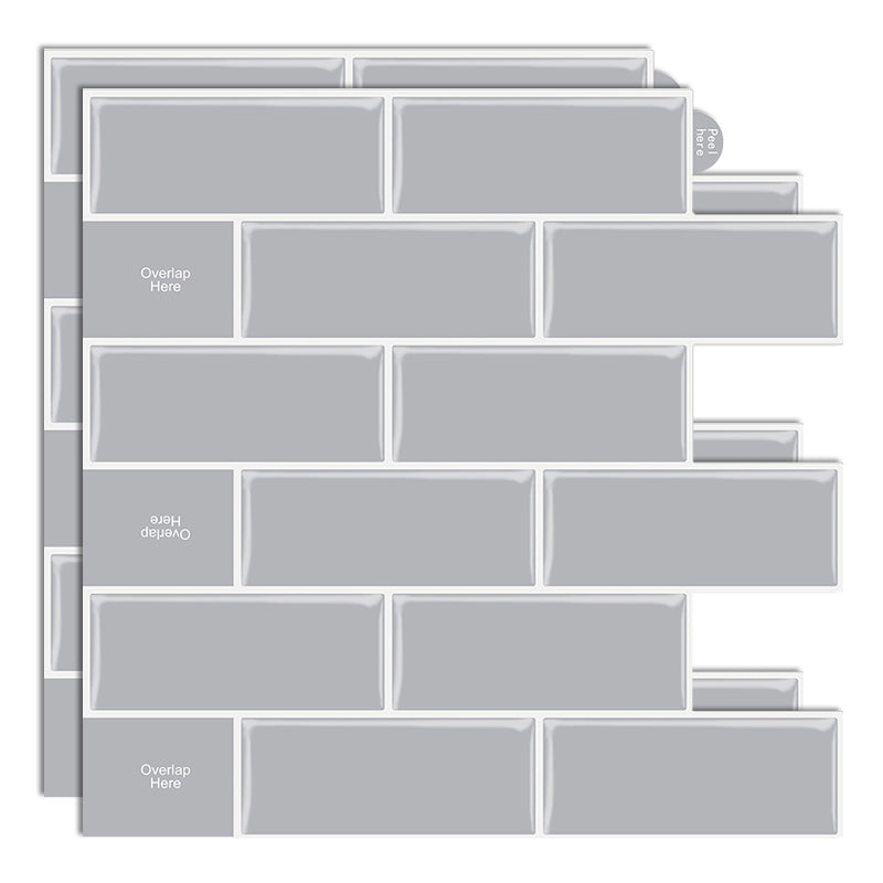 BowLift | Plastic Peel & Stick Subway Tile Modern Easy Peel & Stick Subway Tile
