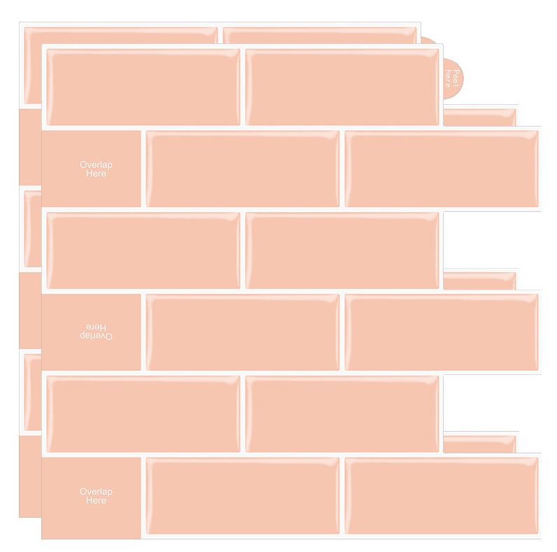 BowLift | Plastic Peel & Stick Subway Tile Modern Simple Peel & Stick Subway Tile