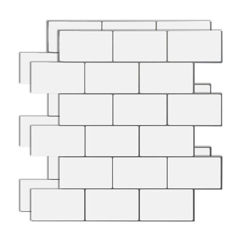 BowLift | Plastic Peel & Stick Subway Tile Modern Easy Peel & Stick Subway Tile