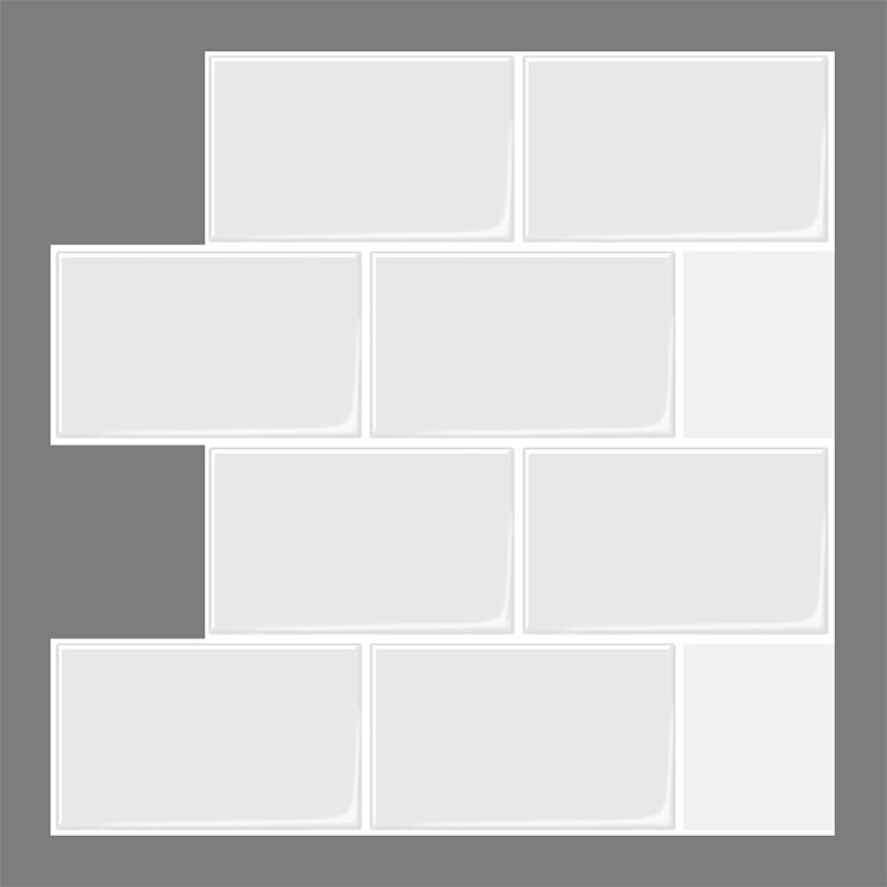 BowLift | Plastic Peel and Stick Tiles Subway Tiles Wallpapers for Kitchen and Bathroom