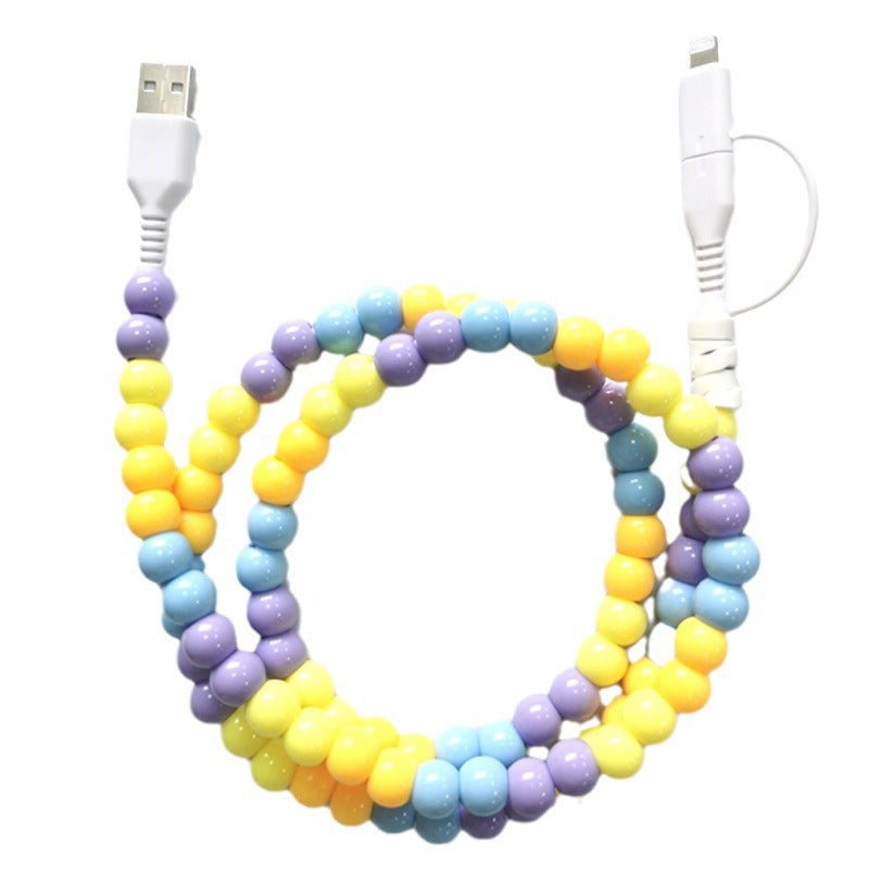 BowLift | Creative Beaded 2-in-1 Data Cable