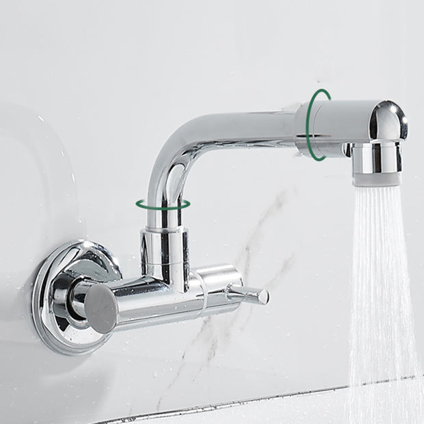 BowLift | Wall-mounted metal bathtub filler with low arc waterfall bathtub faucet