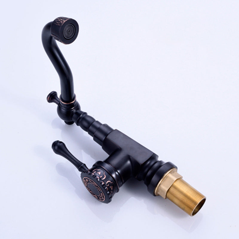 BowLift | Glam Style Sink Faucet with Swivable Spout and Lever Handle