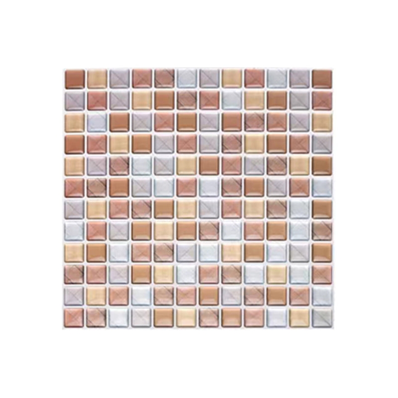 BowLift | Plastic Peel & Stick Mosaic Tile Waterproof Peel & Stick Mosaic Tile with Square Shape