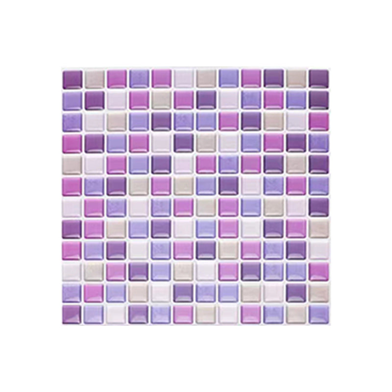 BowLift | Plastic Peel & Stick Mosaic Tile Waterproof Peel & Stick Mosaic Tile with Square Shape