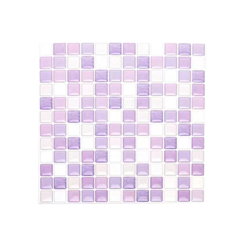 BowLift | Plastic Peel & Stick Mosaic Tile Waterproof Peel & Stick Mosaic Tile with Square Shape