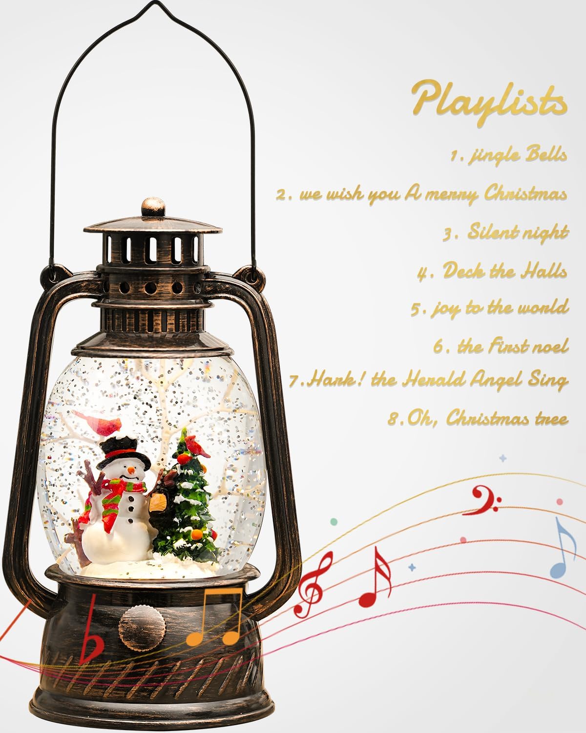 BowLift | Autumn Gloss Decorative Lamp with Pumpkins – Warm LED Light and 6-Hour Timer