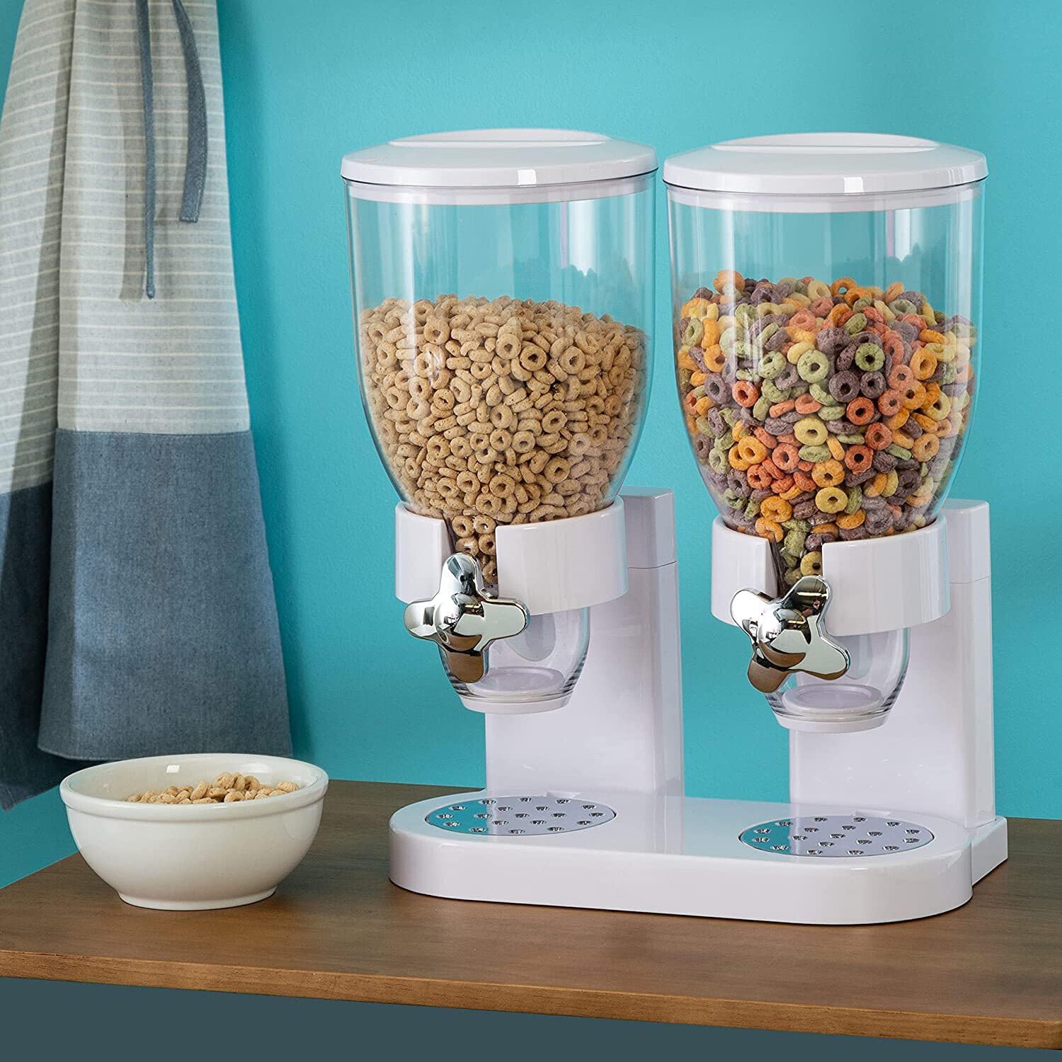 BowLift | Double Cereal Dispenser – PortionMate