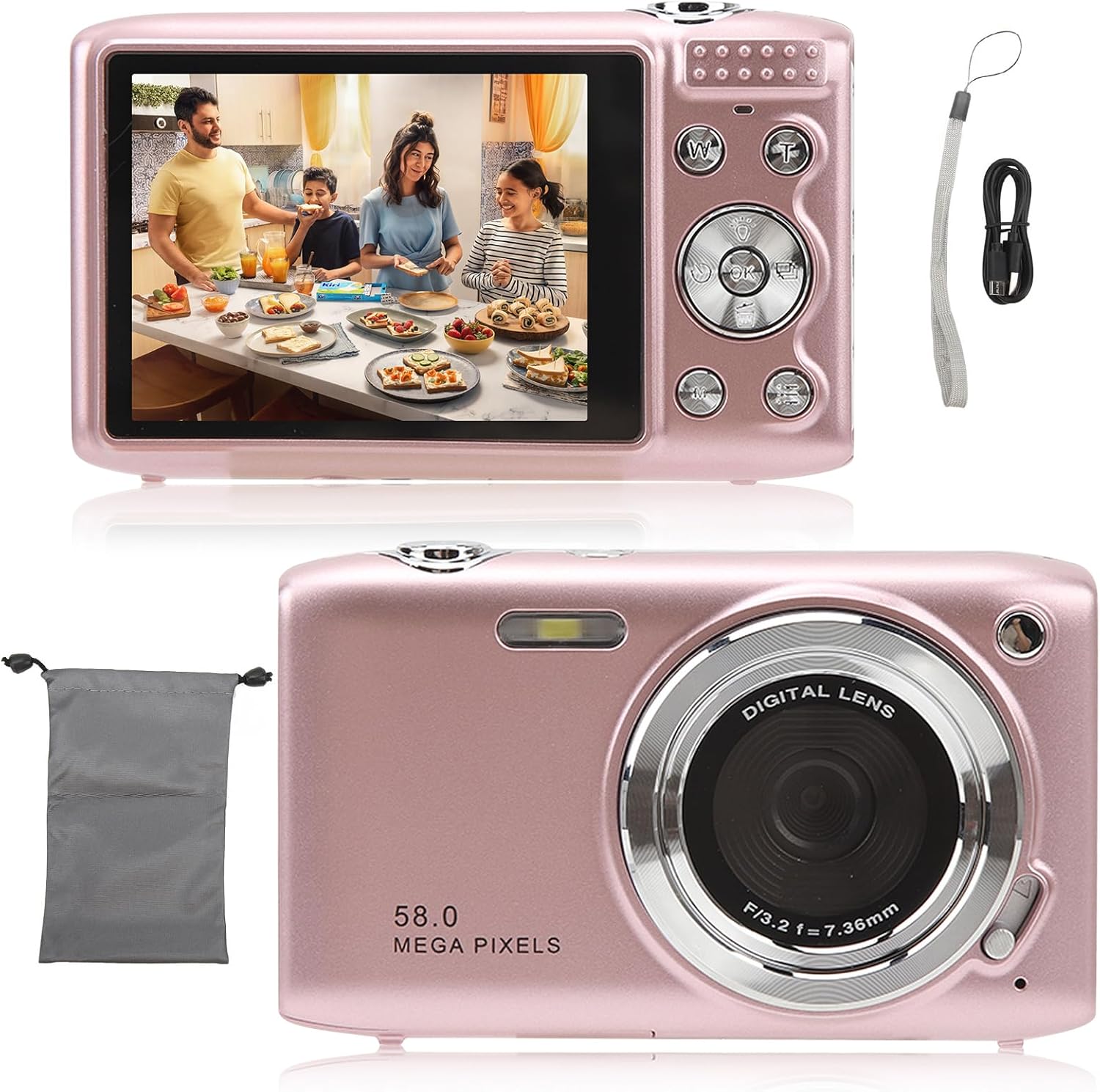 BowLift | 4K Compact Digital Camera with 58MP Photos and 16X Zoom – Lumora