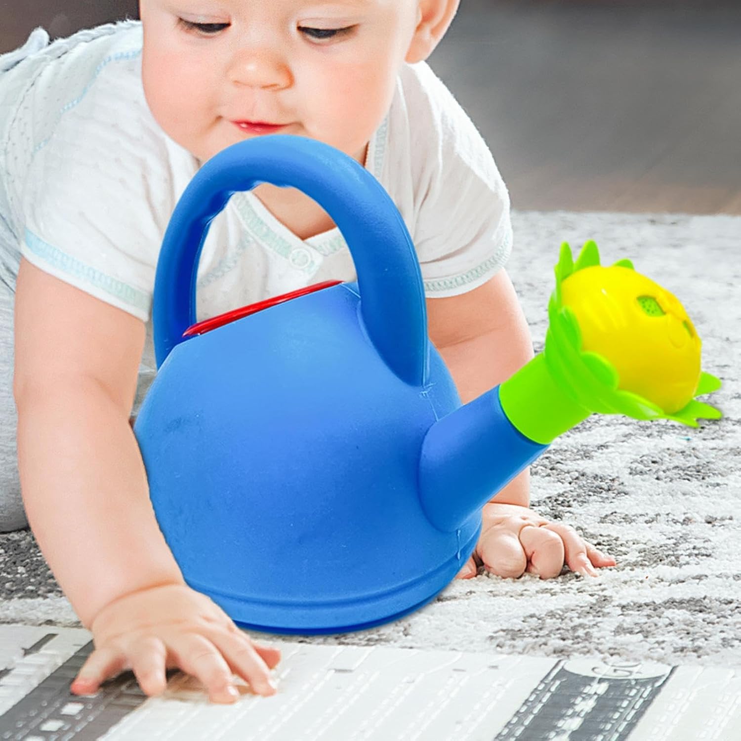 BowLift | Children's watering can with flower mouth – Colorful plastic watering can for little gardeners