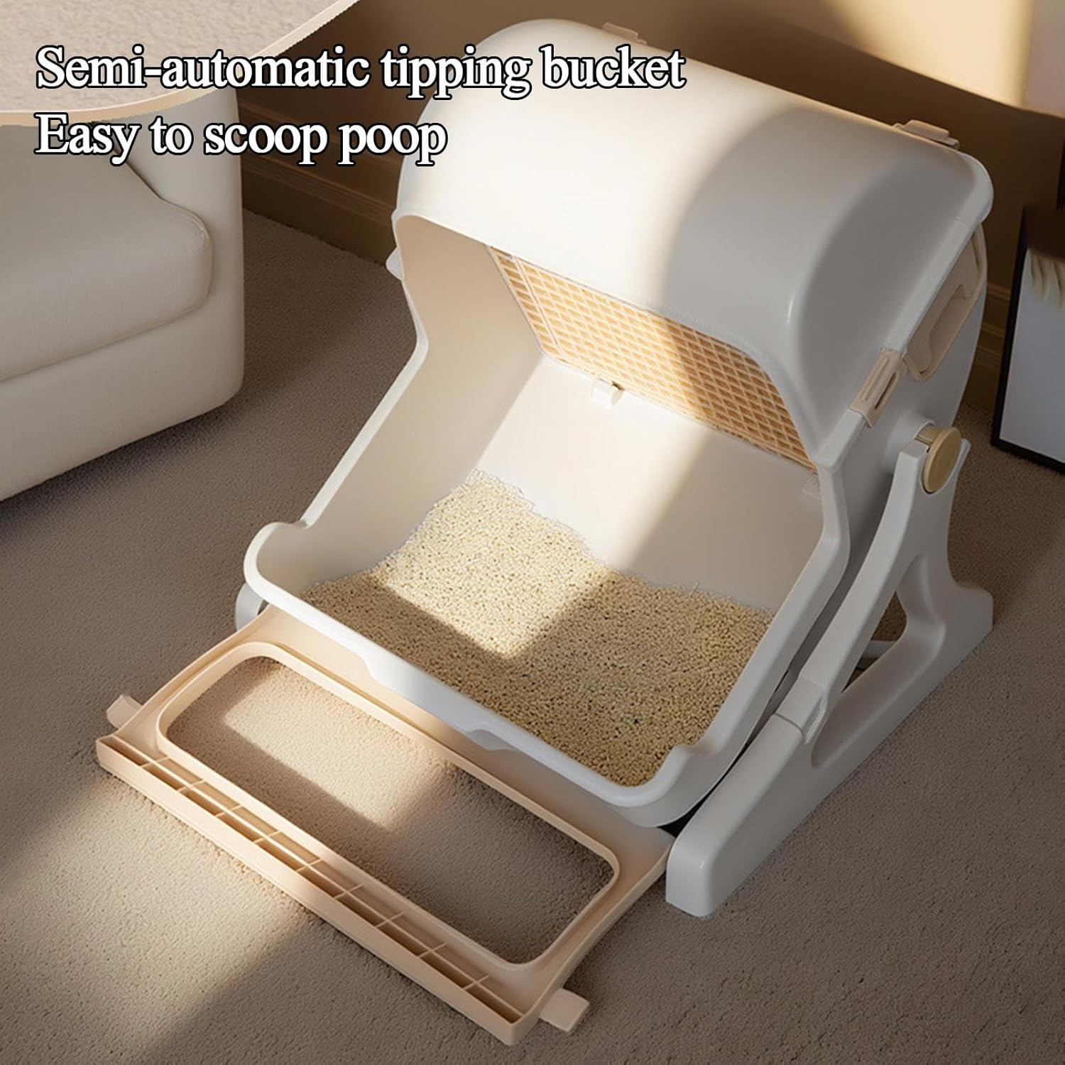 BowLift | Automatic Odourless Litter Box with Open-Top Design – Felvora