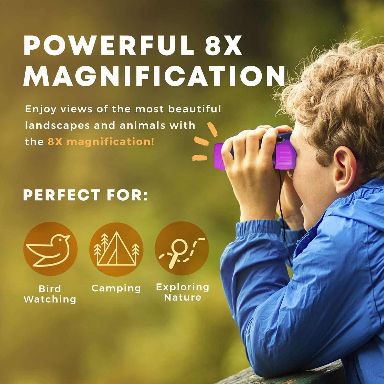 BowLift | Binoculars for Kids Lightweight Outdoor Adventure