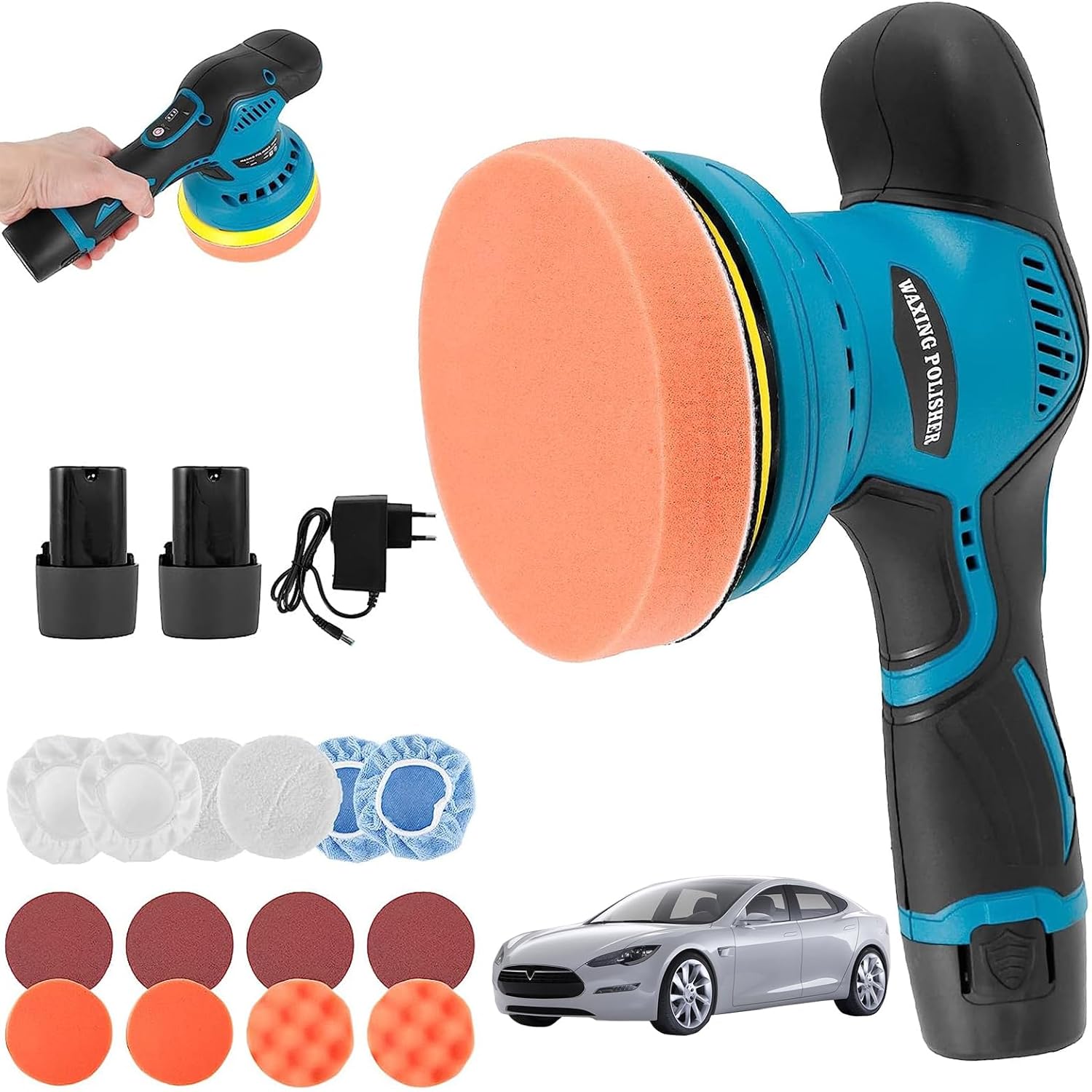 BowLift | Cordless Car Polisher with Dual Batteries and 8-Speed Control – Torvex