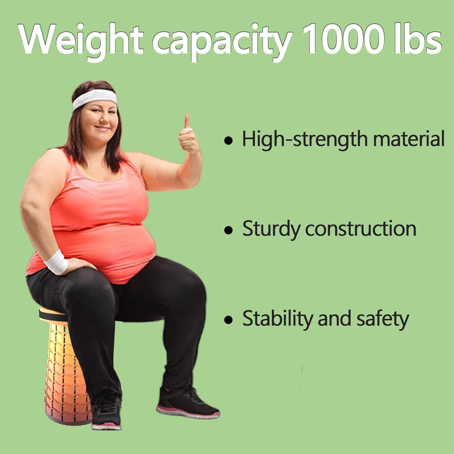 BowLift | Collapsible Stool with Cushion – SitMax