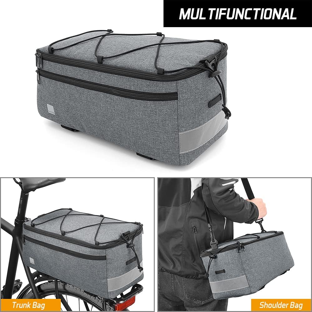 BowLift | 8L Insulated Bike Rear Trunk Cooler Bag with Shoulder Strap – Trevilo