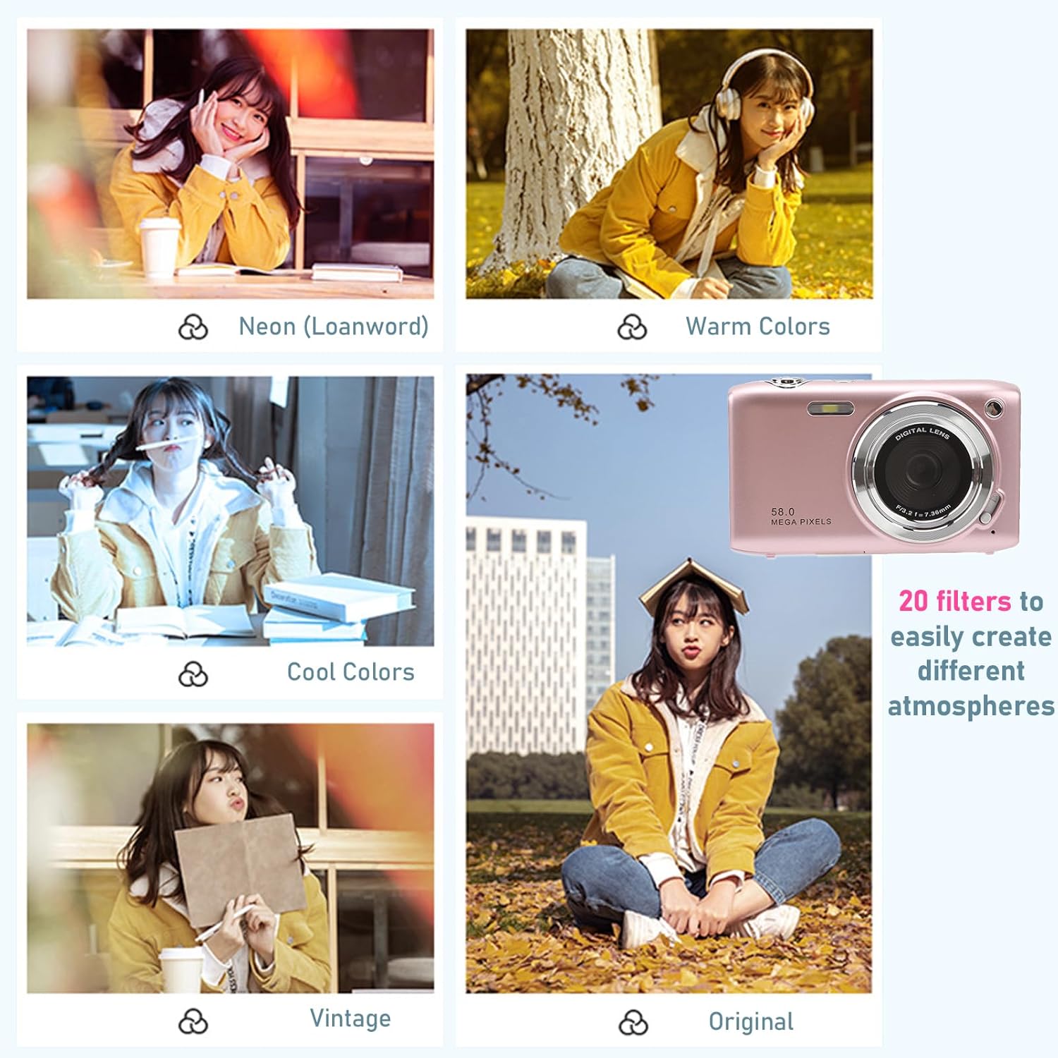 BowLift | 4K Compact Digital Camera with 58MP Photos and 16X Zoom – Lumora