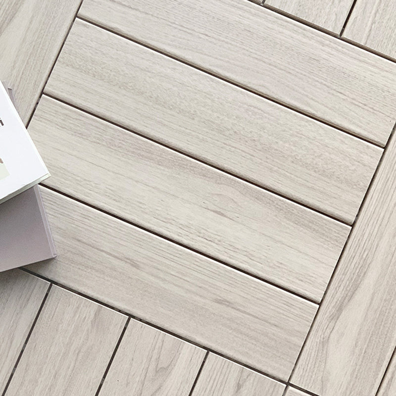 BowLift | Ground Patio Square Stripe Composite Waterproof Deck Board