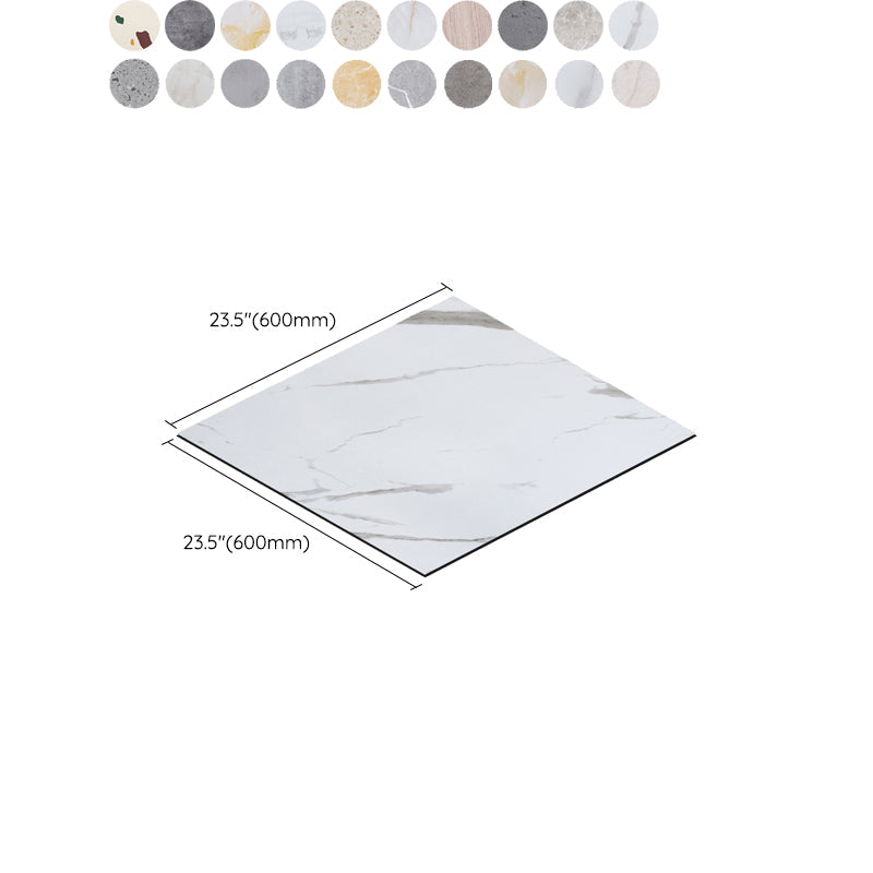 BowLift | Indoor Vinyl Floor Peel and Stick PVC Marble Print Square Floor