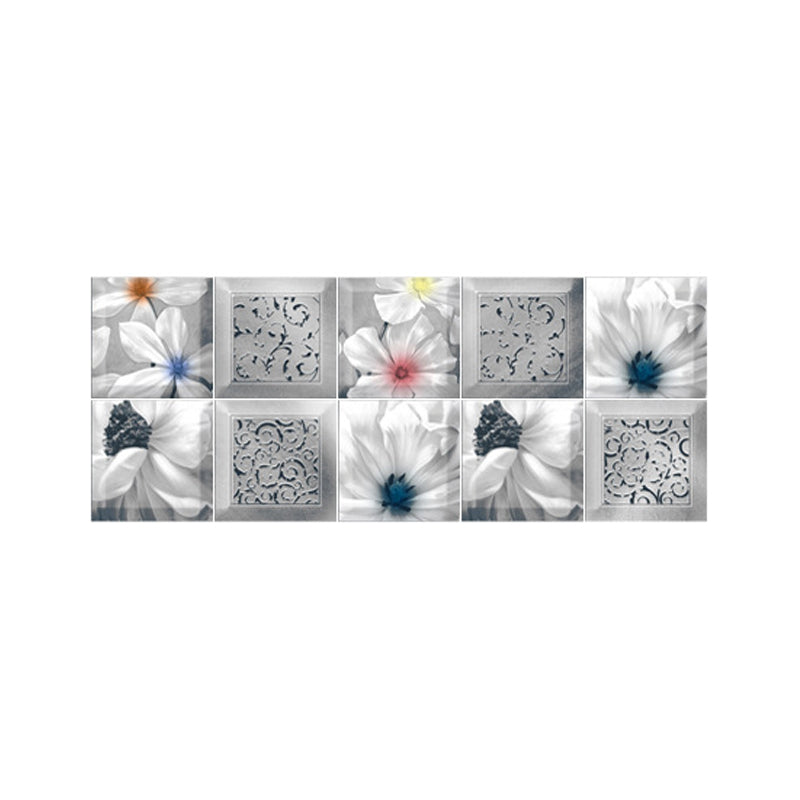 BowLift | Plastic Peel and Stick Backsplash Tile Square Wallpaper with waterproof