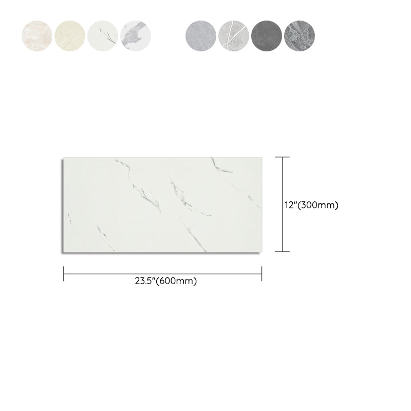 BowLift | Plastic Peel & Stick Field Tile Rectangular Waterproof Single Tile