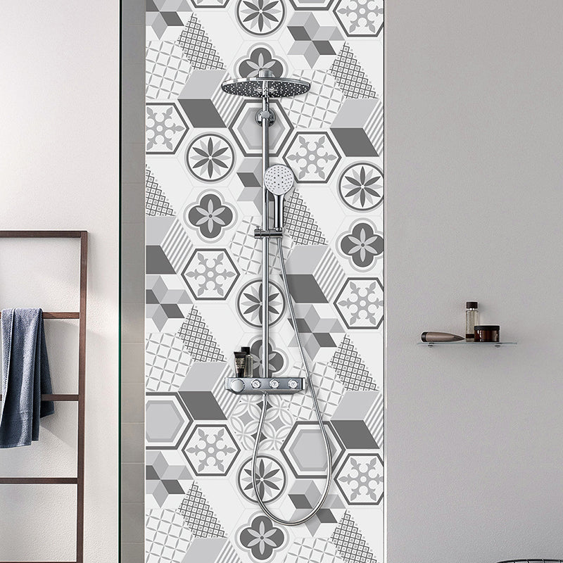 BowLift | Plastic Mosaic Tile Wallpaper Hexagonal for Stick-On and Removable Back Wall Tile