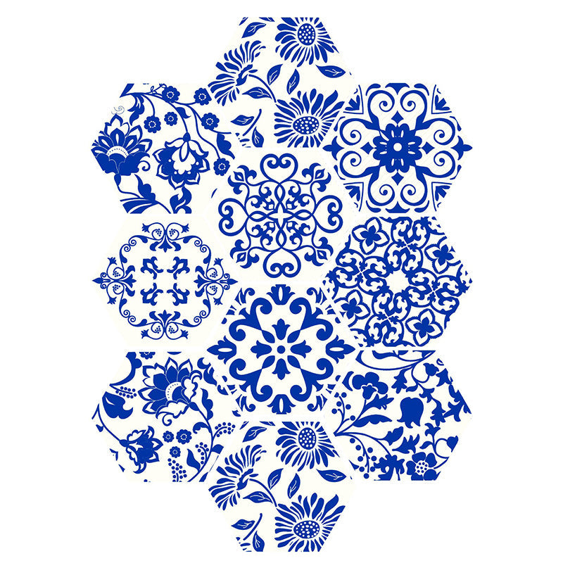 BowLift | Plastic Mosaic Tile Wallpaper Hexagonal for Stick and Remove Back Wall Tile