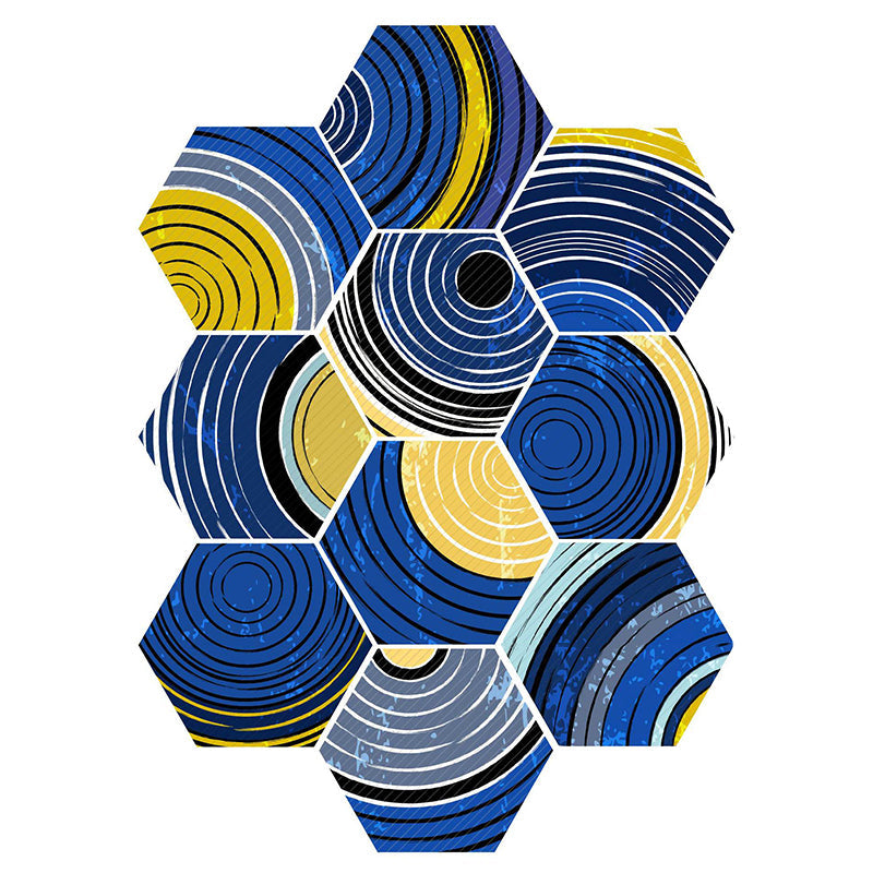 BowLift | Plastic Mosaic Tile Wallpaper Hexagonal for Stick and Remove Back Wall Tile